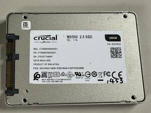 CRUCIAL SSD 500GB【動作確認済み】1453