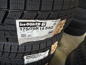 4本セット 175/70R14 84Q アイスガード6 IG60 ヨコハマタイヤ 2022年製 送料無料 室内保管