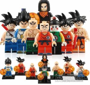 新品LEGOレゴ互換　ドラゴンボール　悟空　ミニフィグ人形セット