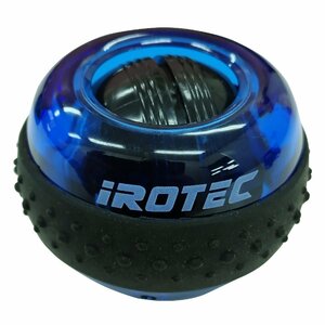 [アウトレット品] IROTEC（アイロテック）ジャイロボール[ブラック×ブラック]/筋トレ 器具 トレーニング器具 握力強化 前腕 健康器具