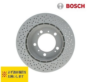 BOSCH製 ポルシェ 911 996 997 コンバーチブル タイガ 0986478592 ブレーキディスクローター リア ２枚セット 新品