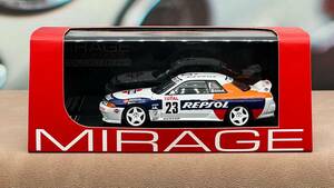 HPI 1/43 MIRAGE 日産 スカイライン Nissan Skyline GT-R (#23) 1993 CET 8167