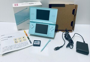 希少品/動作品 任天堂 Nintendo ニンテンドー DS DS lite 本体 USG-001 レトロゲーム/ゲームソフ+充電器, 箱付(J-6)