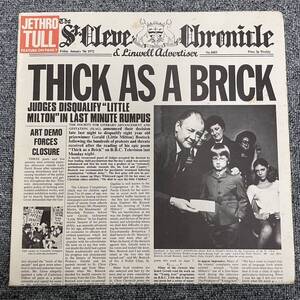 日本盤/Lp/ Jethro Tull / Thick As A Brick ジェスロ・タル/ジェラルドの汚れなき世界 P-8233R/12inch/NF103107