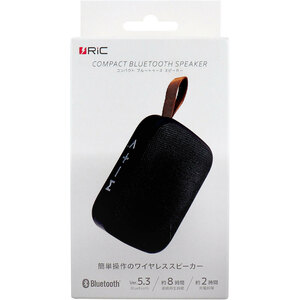 まとめ得 RiC コンパクトBluetoothスピーカー ブラック BS0008BK x [2個] /k