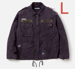 送料無料！Lサイズ！24SS NEIGHBORHOOD SAVAGE M-51 JACKET BLACK ネイバーフッド サベージ ジャケット ブラック 黒 241SPNH-JKM06