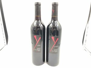 9/5 B652-AH★未開栓 y by YOSHIKI ENCORE 2022 CABERNET 2本まとめ★クール便不可/容量 750ml/アルコール分 13.5%/ワイン/DD0 DF0