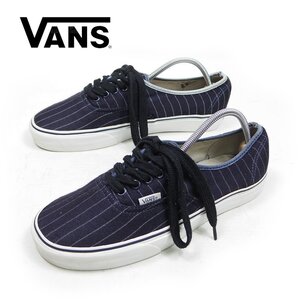 26cm相当 VANS バンズ オーセンティック ローカット スニーカー ヴァンズ　 スケーター ネイビー　カジュアル　/H731