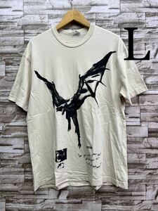 L H&M エイチアンドエム ベージュ ポストマローン POSt Malone 半袖Tシャツ 半袖 Tシャツ カットソー トップス