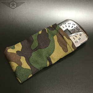 ■大人気商品■ 迷彩柄 緑(CAMOUFLAGE)ベンジンカイロ用ケース ♪ハクキン スタンダードサイズ(68x101x15mm)に最適なポーチ♪