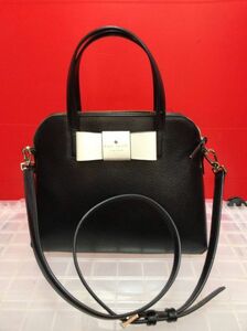 Kate spade　ケイト・スペード　2Wayバッグ　ブラック　WKRU4027　JS-342393