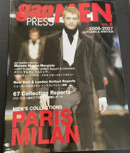 希少品★gap PRESS MEN 2006-2007AW パリ・ミラノ コレクション vol.8 DIOR HOMMEマルジェラ エディスリマン ラフシモンズ ジルサンダー