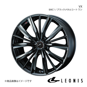 LEONIS/VX アコード CL7/CL8/CL9 アルミホイール1本【17×7.0J 5-114.3 INSET53 BMC1(ブラックメタルコート ワン)】0039255