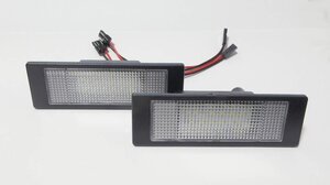 【送料無料】BMW MINI クラブマン R55 LED ナンバー灯 ライセンス灯　キャンセラー内蔵　純正交換タイプ