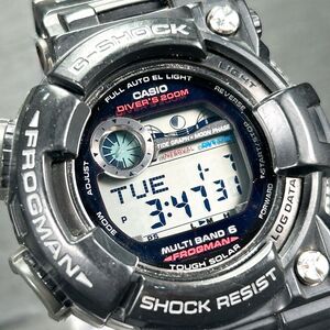 CASIO カシオ G-SHOCK ジーショック FROGMAN フロッグマン 腕時計 GWF-1000-1JF 電波ソーラー タフソーラー マルチバンド6 動作確認済み