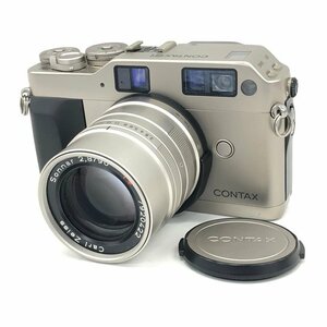 CONTAX コンタックス CONTAXG1 レンジファインダー フィルムカメラ Carl Zeiss Sonnar 2.8/90 レンズ付き【CIAX6052】