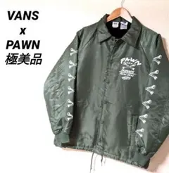 VANS　PAWN　コーチジャケット　スカル　ジャケット　ナイロン　ビッグロゴ