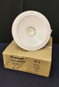 1円～【新品 未使用品】LED 照明器具 Panasonic パナソニック ダウンライト 2024年製 NDN 28705W LED(昼白色)拡散 埋込穴径φ175mm 80