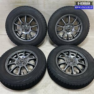 軽 軽自動車 等 シュナイダースタッグ 4-13+42 4H100 ブリヂストン VRX 145/80R13 13インチ スタッドレス 4本セット 009