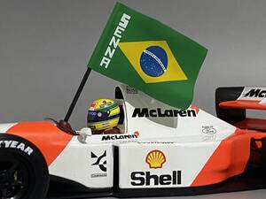 1/18 F1 Marlboro McLaren MP4/8 ◆ Ayrton Senna Racing Car Collection | Winner Brazilian Grand Prix 1993 ◆ アイルトン セナ 