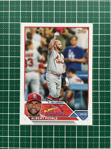 ★TOPPS MLB 2023 SERIES 1 #5 ALBERT PUJOLS［ST. LOUIS CARDINALS］ベースカード「BASE」★