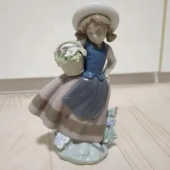 LLADRO リヤドロ/フィギュリン　甘い花の香り　高さ 約16.8㎝　5221