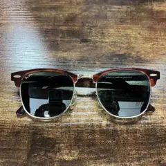 タ　RAY-BAN レイバン　アメリカ製　クラブマスター　サングラス　メガネ