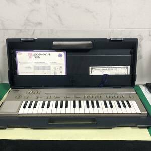 YAMAHA ヤマハ ポータサウンド PortaSound PC-100 グッドバイブレーション 電子ピアノ プレイカード付き ハードケース 音楽 作曲 演奏