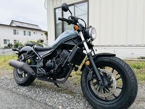 値下げ！　北海道　ホンダ　レブル250 MC49 外装美品！走行少ない！タイヤ前後山あり！バッテリー付き！