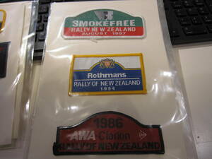 ★WRC公式ワッペン　１９８６／１９９４／１９９７Rally of New Zealand★