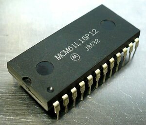 Motolora MCM61L16-P12 (SRAM/16Kbit/24Pin DIP) [2個組](d)