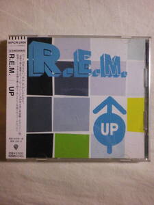 『R.E.M./Up(1998)』(1998年発売,WPCR-2400,廃盤,国内盤帯付,歌詞対訳付,レア盤,Daysleeper,Lotus,At My Most Beautiful,USロック)