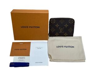 数回のみ使用 鑑定済み ルイヴィトン LOUIS VUITTON コインケース M60067 ジッピーコインパース モノグラム SN2108 財布 [TK24-1227-3]