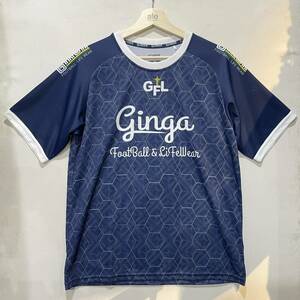 GiNGA (ジンガ) プラクティス シャツ (XL) NAVY | futsal soccer フットサル サッカー プラシャツ オリジナル ネイビー LL