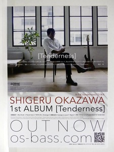 岡沢茂　1stアルバム「Tenderness」CD■B5チラシ