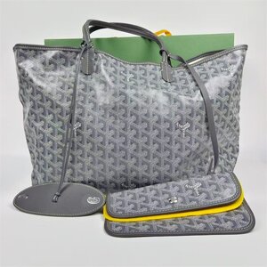 GOYARD 極美品 ゴヤール グレー クラシックデザイン トートバッグ ハンドバッグ 大サイズのバッグ