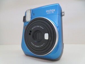 ★FUJIFILM Instax mini70 インスタントカメラ ブルー チェキ フジフィルム インスタックス ミニ USED 12856②★！！