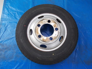 ★中古■2003年/NKR81/エルフ タイヤ&ホイール1本 185/85R16 111/109L LT 12PR T16x5.5J 1789-④