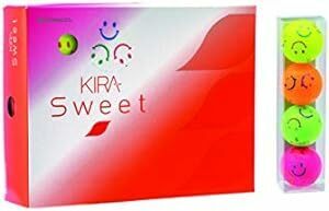 キャスコ(Kasco) ゴルフボール レディース KIRA SWEET キャラマーク入り 4個入