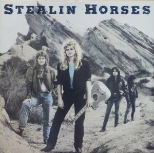 ★NEIL YOUNG 参加 HARMONICA★STEALIN HORSES★US LP ARISTA AL-8520 1988