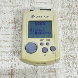 BH06【ゲーム】 DC ドリームキャスト ビジュアルメモリ ホワイト HKT-7000 SEGA セガ Dreamcast　電池付属