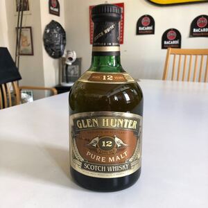 ＧＬＥＮ　ＨＵＮＴＥＲ12年ピュアモルト　ウイスキー 特級表示　未開封ボトル