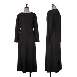 トリココムデギャルソンtricot COMME des GARCONS ウールギャバダーツワンピース 黒S位