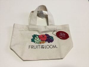 FRUIT OF THE LOOM　フルーツオブザルーム　ランチバッグ☆コインケース付き☆長期保管・デッドストック品・未使用品★ミニトートバッグ