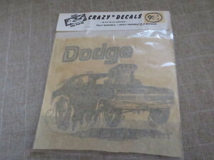 USA購入 ビンテージ ６０S ７０S ５０S DODGE ダッジ アイロンオン IRON ON ホットロッド HOTROD スウェット Tシャツ DEADSTOCK デッド