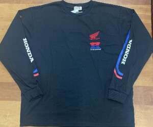 即決 ホンダレーシング メンズロングスリーブTシャツ【L】新品タグ付き HRC Honda Racing Corporation ロンT 長袖Tシャツ