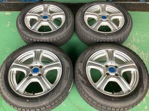 【中古+未使用】FEID 15x6J 4H 100 +45 / +40 4本 1台 185/60R15 アクア ヴィッツ フィールダー ヤリス ノート スイフト ※オフセット注意