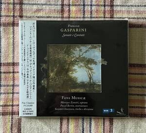 ガスパリーニ：ヴィヴァルディの先達、イタリア随一の作曲家～ フォンス・ムジケ（古楽器使用）モニク・ザネッティ（ソプラノ）