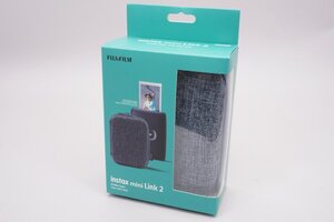 instax mini Link 2用プリンターケース ネイビーブルー ■FUJIFILM★Joshin(ジャンク)343B【1円開始・送料無料】