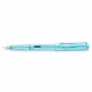 LAMY ラミー SAFARI 万年筆 アクアスカイ (F 細字)限定色